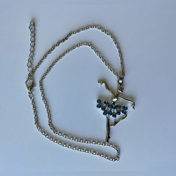 🆕 Ballerina Necklace - Lt Blue - Picture 6 of 12